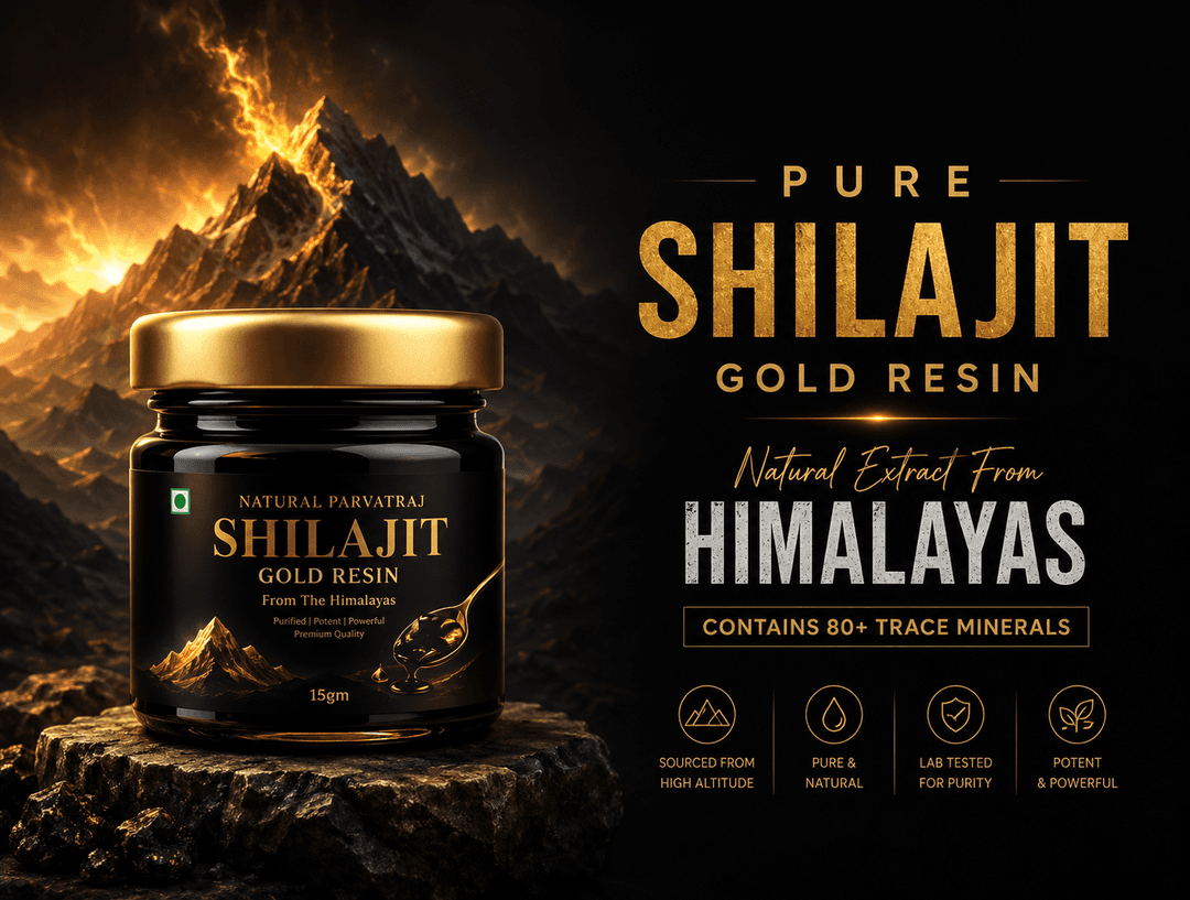 Pure Shilajit Gold Resin